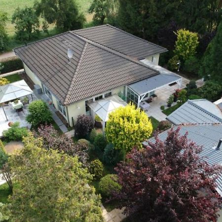 Ferienhaus Blaumond Mit Gartensauna Wandlitz Exterior foto