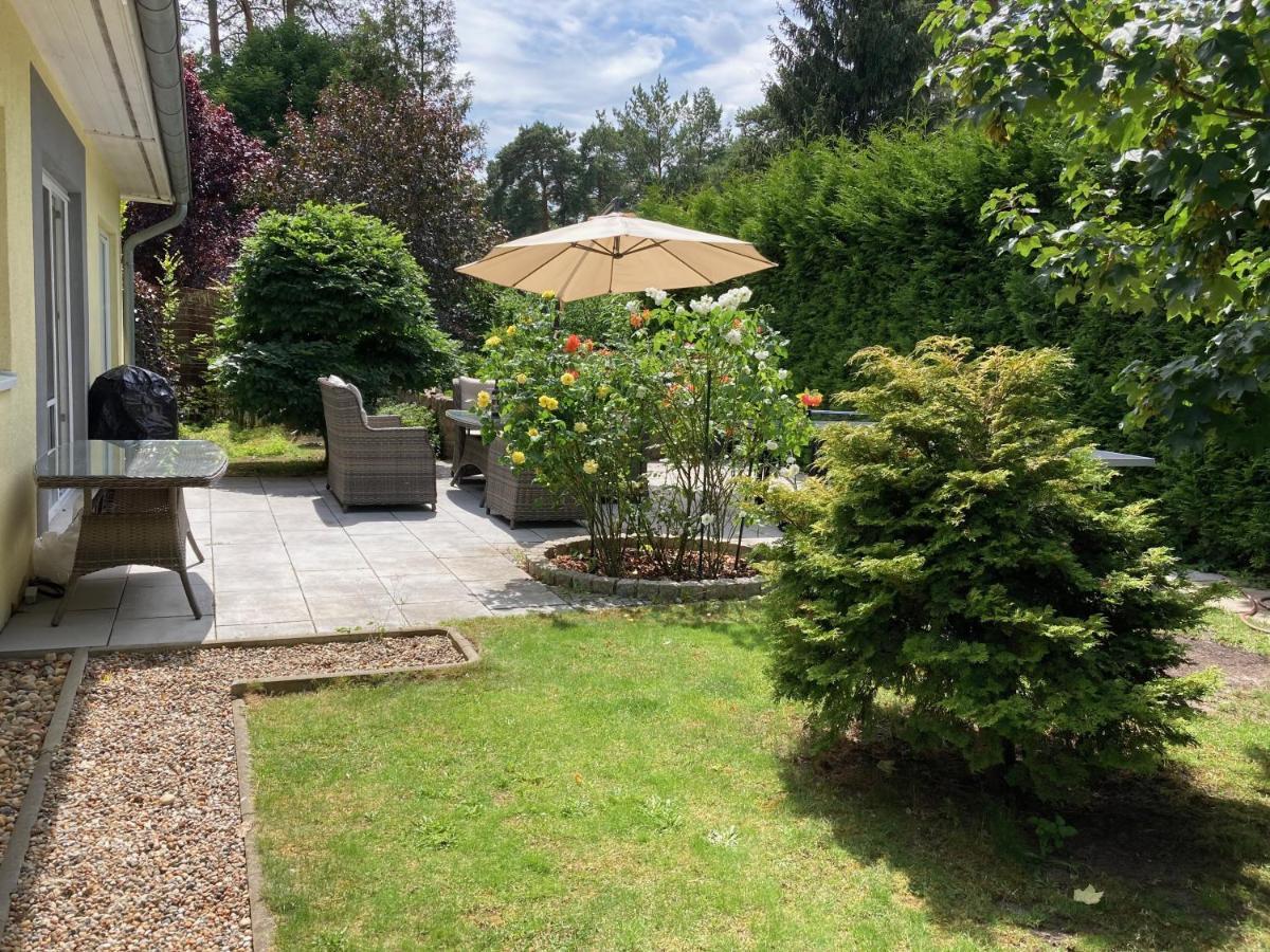 Ferienhaus Blaumond Mit Gartensauna Wandlitz Exterior foto
